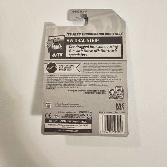 2023 Hot Wheels Blue 86 Ford Thunderbird Pro Stock - Picture 5 of 5